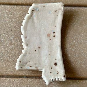 New! Soap holder in the shape of Mississippi state.